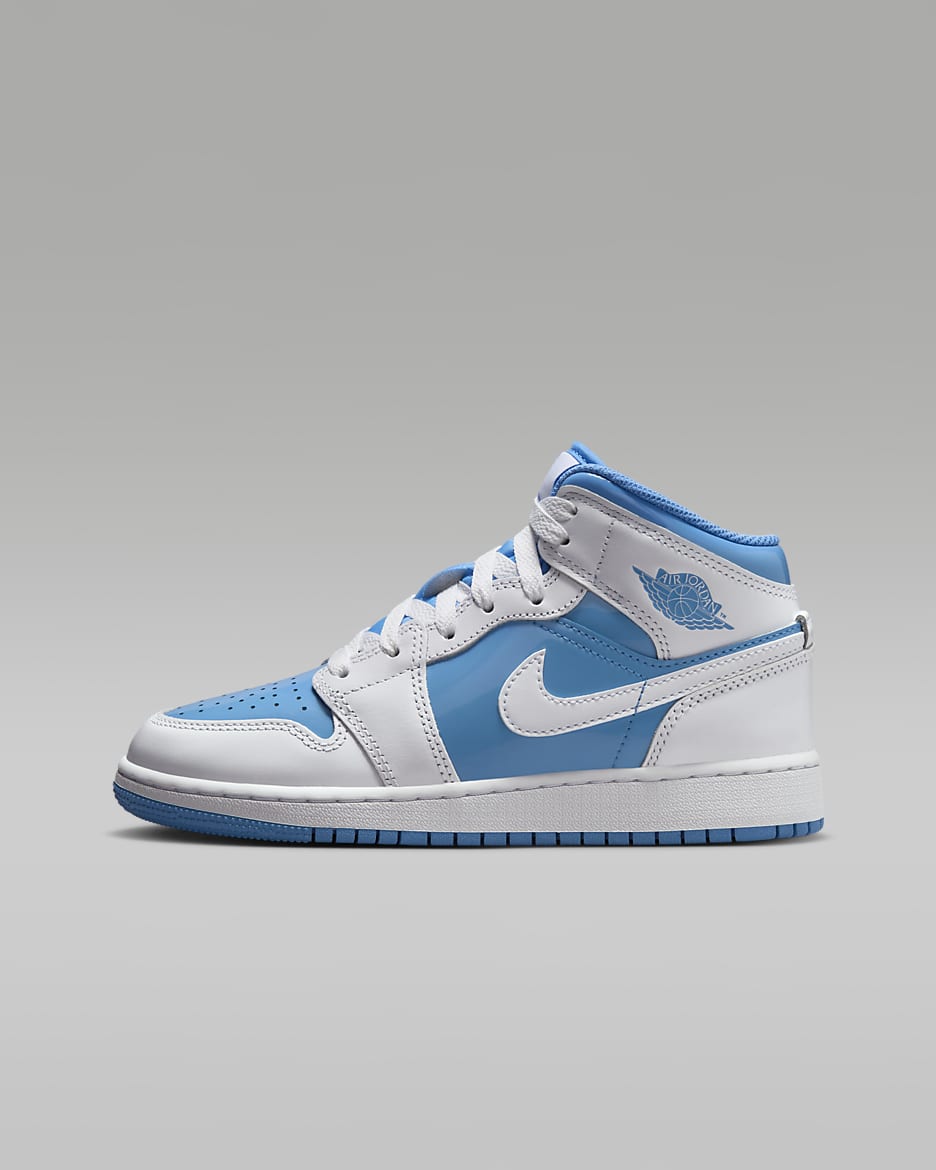 Air jordan 1 mid blu clearance